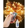 Łańcuch świetlny LED 200 szt 20m pilot ciepła biel [23080000806]
